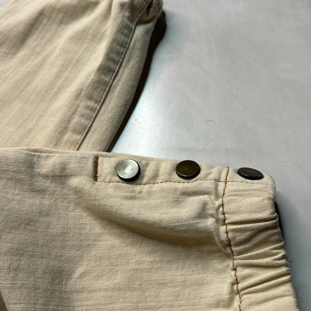 VERONICA BEARD Cardiff Cropped Denim Cargo Pants Jeans - Picture 6 of 6